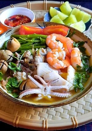 Hình của món Bún thái.