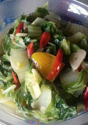 Foto resep Tumis sawi putih sederhana