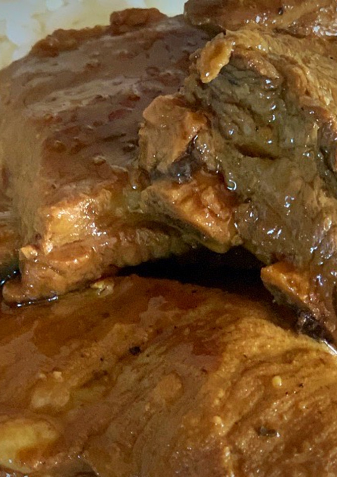 Una foto de Costillas de cerdo con soja y miel