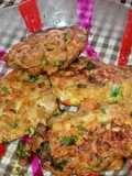 Buñuelos de soja y verduras