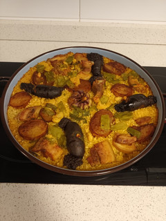 Una foto de Arroz al horno valenciano