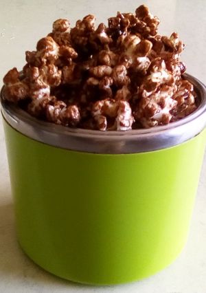 A picture of Chocolate popcorn.
