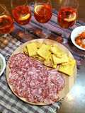 "Tapas" o cicchetti di polenta grigliata