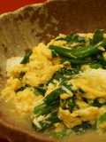 Nira-Tama (Chinese Chives with scrambled eggs)