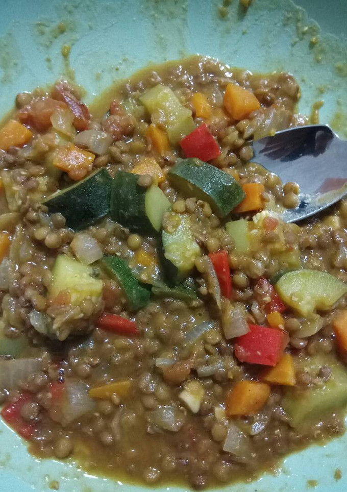 Una foto de Lentejas de verduras