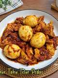 Semur Tahu Telur Pedas