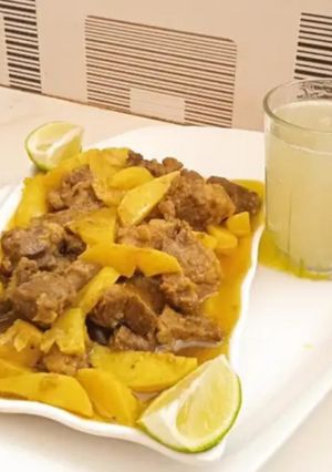 صورة لوصفة أصابع البطاطا مقلية مع لحم البقري