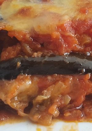 Una foto de Parmigiana di Melanzane (Parmesana de Berenjena)