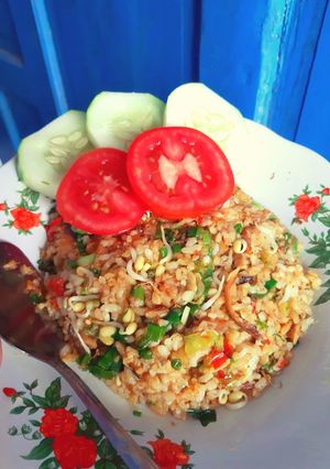 Foto resep Nasi goreng ikas asin pedas
