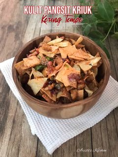 Foto resep Kulit Pangsit Kering Tempe