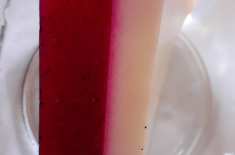 Anti Ribet, Membuat Puding buah naga lapis susu Gampang