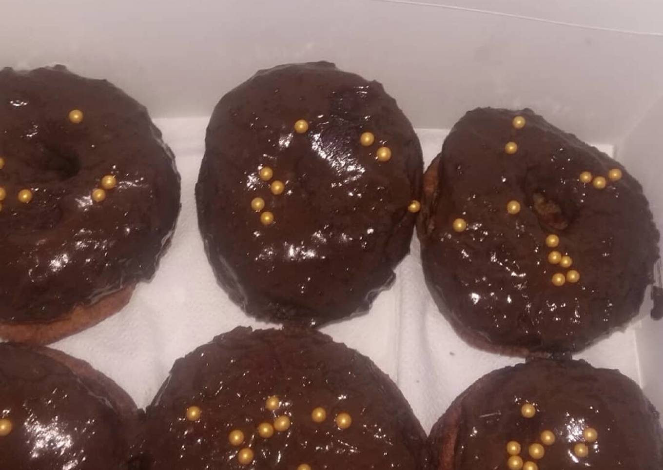 Chocolate glaze donut