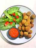 Falafels de pesto vert