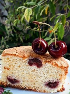 عکسی از دستور کیک گیلاس
