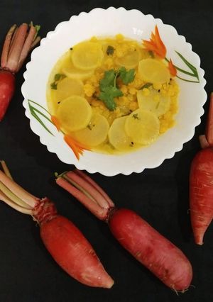 A picture of Pigeon Peas Dal.