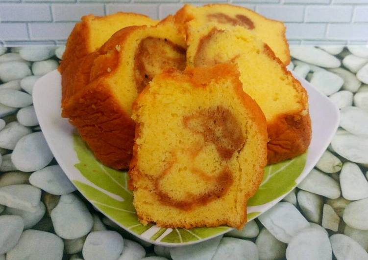 Resep Marble Cake Low Sugar, Bisa Manjain Lidah