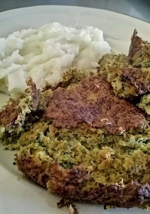 Una foto de Pastel de Brócoli Vegano