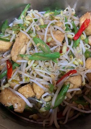 Foto resep Tumis tauge vegetarian