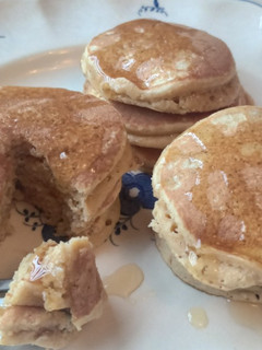 Una foto de Pancakes de avena y banana