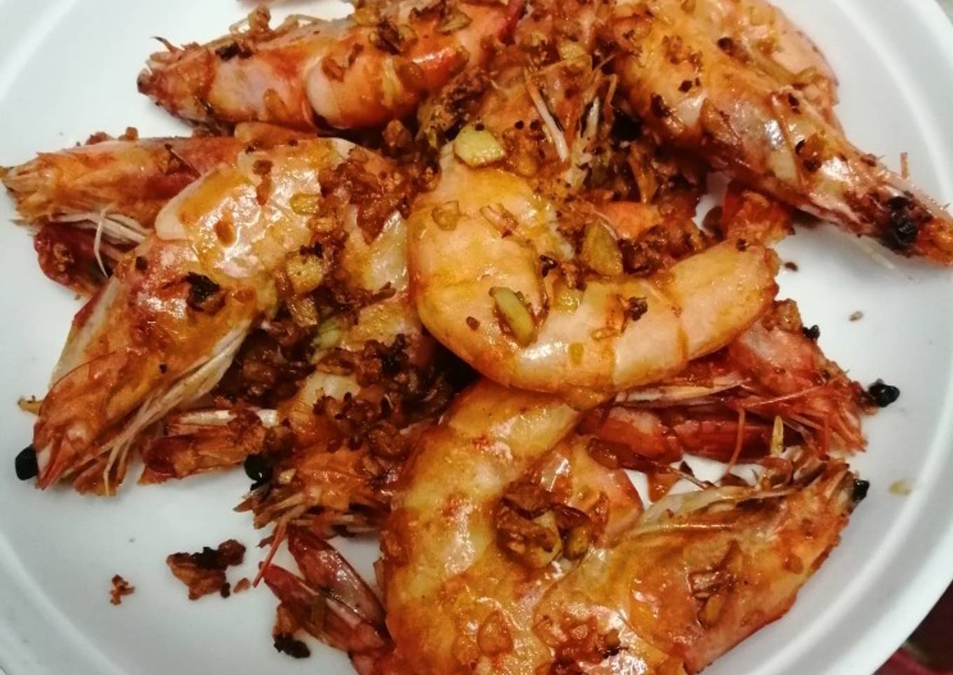Salt Baked prawn