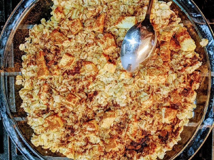 Recipe Mamma&amp;#39;s Apple Crumble which Delicious