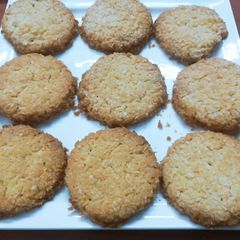 A picture of Coconut cookies by chef tayyaba.