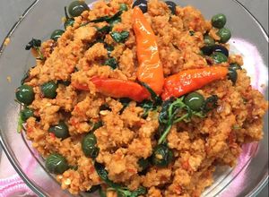 Foto resep Tumis oncom leunca kemangi