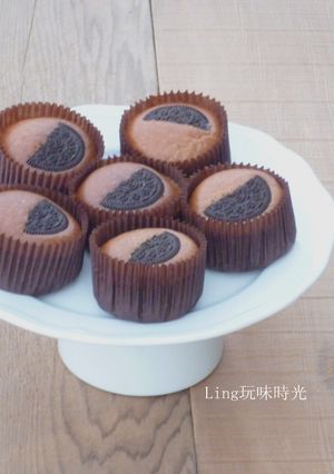 奧利奧杯子蛋糕 的食譜成品照片