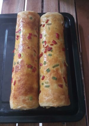 Foto resep Roti Gulung Isi Abon
