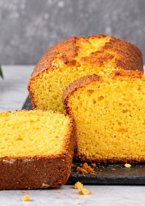 Una foto de Budín de mandarina en licuadora húmedo y aromático