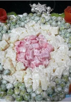 A picture of Russian salad.