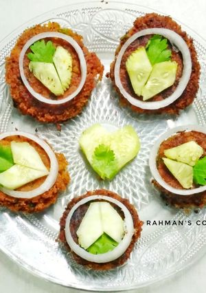 A picture of Veg Shami Kabab.