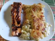 Una foto de suprema de pollo a la plancha