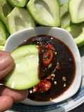 Mắm ruốc chấm xoài