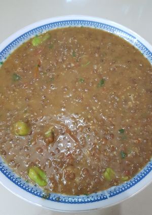A picture of Daal sabat masoor.