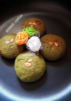 A picture of Spinach cookies.