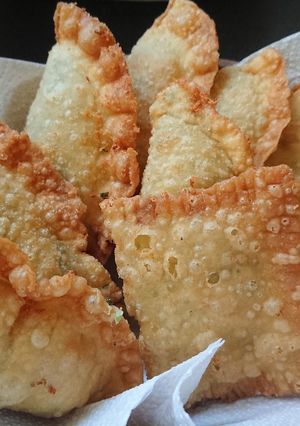 صورة لوصفة سمبوسك ك عجينة البف 😋