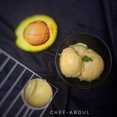 Avocado ice cream A picture of Avocado ice cream.