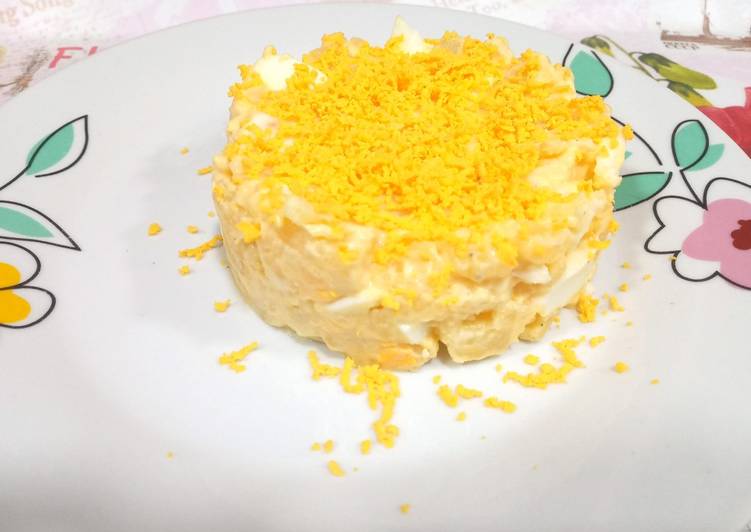 Ensaladilla de patata con mahonesa de limón y mostaza