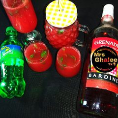 Watermelon fizz mocktail A picture of Watermelon fizz mocktail.