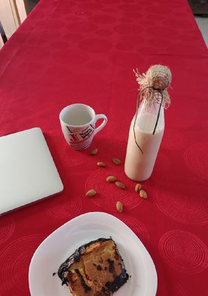 Une photo de Lait d'amandes maison