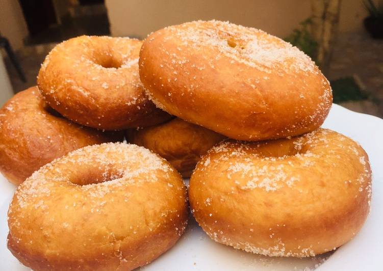 Recipe of Any-night-of-the-week Sugar coated doughnut