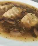 Gyozas en Caldo 🍲 de Sabor Oriental 🍜 🇯🇵