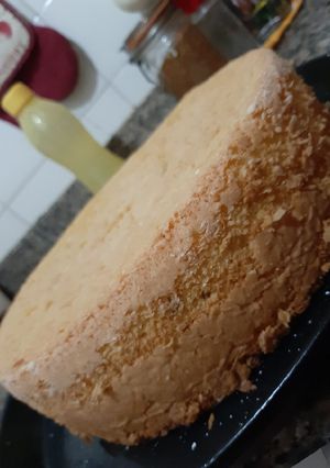 Una foto de Bizcochuelo de naranja y nueces