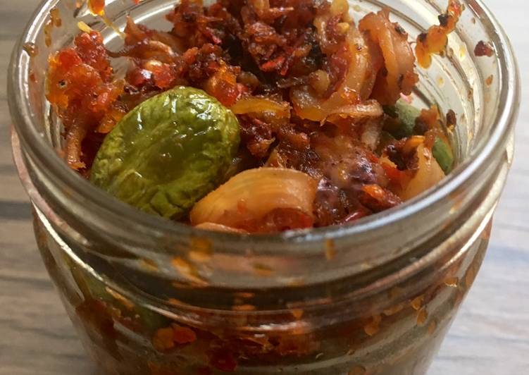 Resep Sambal cumi teri pete, Bisa Manjain Lidah