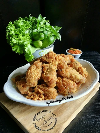 Langkah Gampang Menyiapkan Resep Ayam Goreng Crispy Terasi yang Uenak Anti Ribet, Uenak Banget