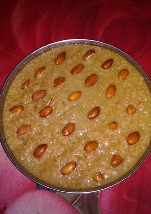 A picture of Milk cake/ Alwar ka Mawa/First iftaar Dessert 👌.