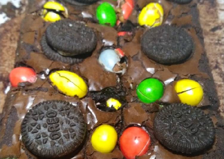 Cara Buat Shiny and Crust Brownies Praktis