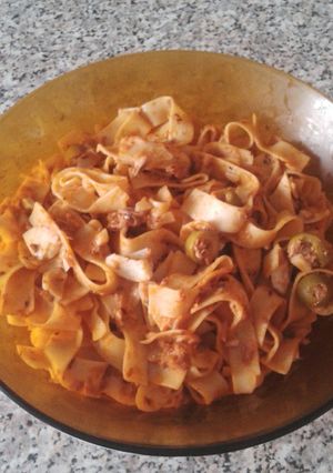 Una foto de Tagliattelles de mar