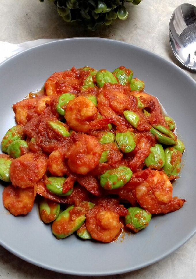 Foto resep Udang Pete Pedas